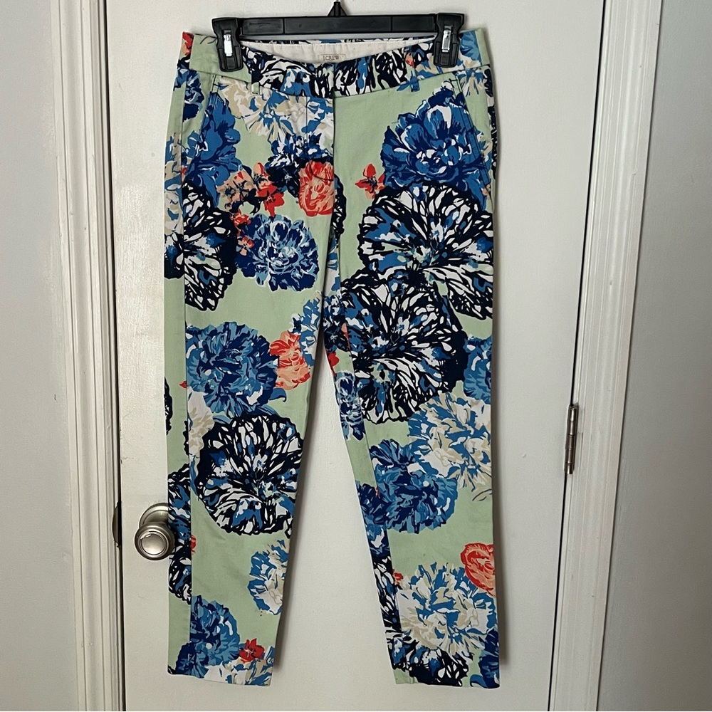 JCrew-Floral Print Pants